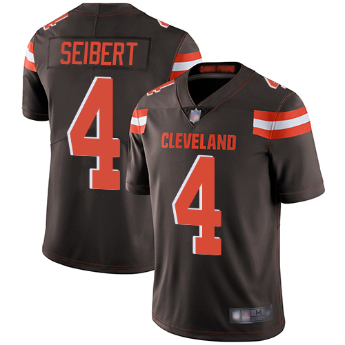 Cleveland Browns Austin Seibert Men Brown Limited Jersey #4 NFL Football Home Vapor Untouchable